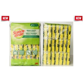 Scotch-Brite Scotch Brite Heavy Duty Scrub Sponges 21 Pack Individually Wrapped NEW Free Ship
