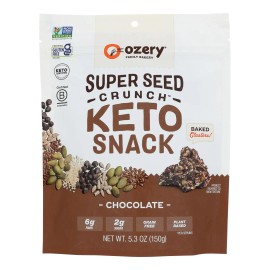 UD_Ozery's Bakery Case of 6-5.3 oz Sprouted Seed Crunch Chocolate Grain Snacks
