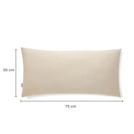 Flowen Pillow Covers, Decorative Pillows for Sofa/Bed, Premium Cotton Sateen, Super Soft Fabric, Resistant, Hypoallergenic, Anti-Dust Mite Fabric, with Concealed Zip, Fully Washable, 50 x 75 cm, Set