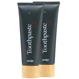 Nudge Nano Hydroxyapatite Toothpaste with Vitamin E, Fluoride-Free, SLS Free, Remineralizes & Whitens, Enamel Protection, Plaque Control, for Dry Mouth & Sensitive Teeth, Watermelon 4 oz (Pack of 2)