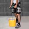 2800W Electric Concrete Mixer Double Pole Mortar Mixer Handheld Mud