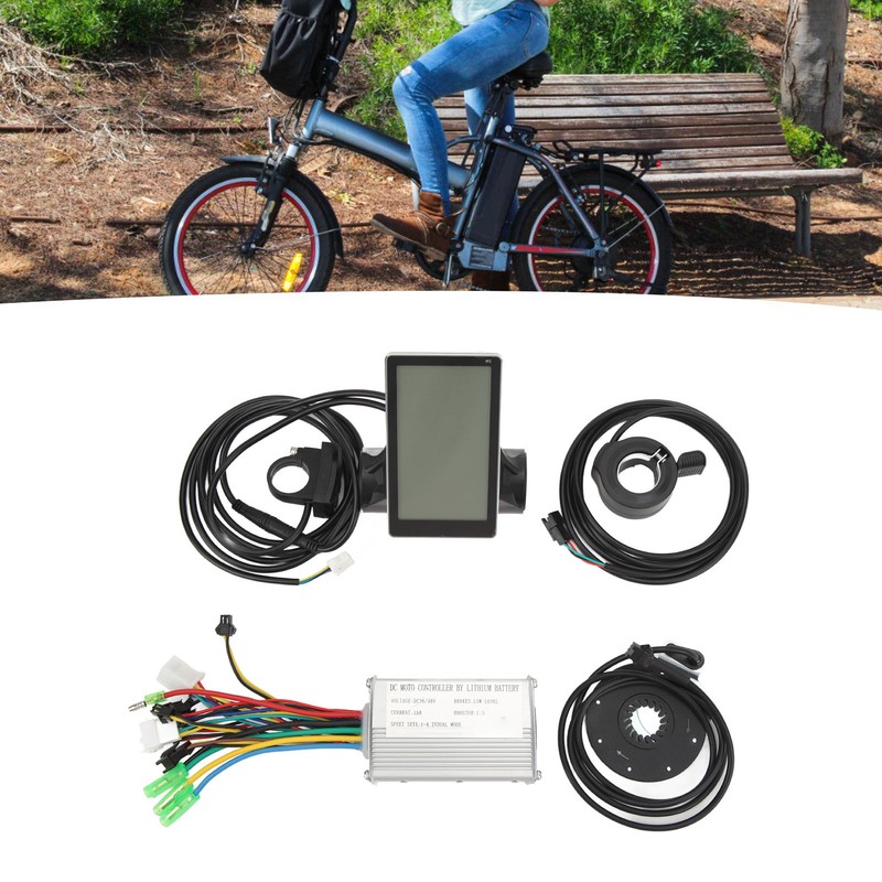 Electric Bicycle Lithium Battery Conversion Kit 15A Controller with SM