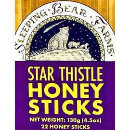 Honey Sticks 22 Honey Straws Made with Pure Star Thistle Honey From Sleeping Bear Farms Beekeepers in Northern Michigan