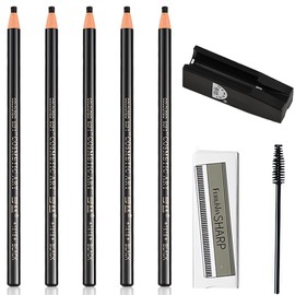 BDEPSTR Eyebrow Pencil, Mehrfarbiger Augenbrauenstift für betonte und exakt definierte Augenbrauen, Geeignet für Make-up, Rollenspiele und andere Anlässe-B