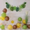 AIBAOBAO Pack of 2 Green Tropical Palm Leaves Bunting -