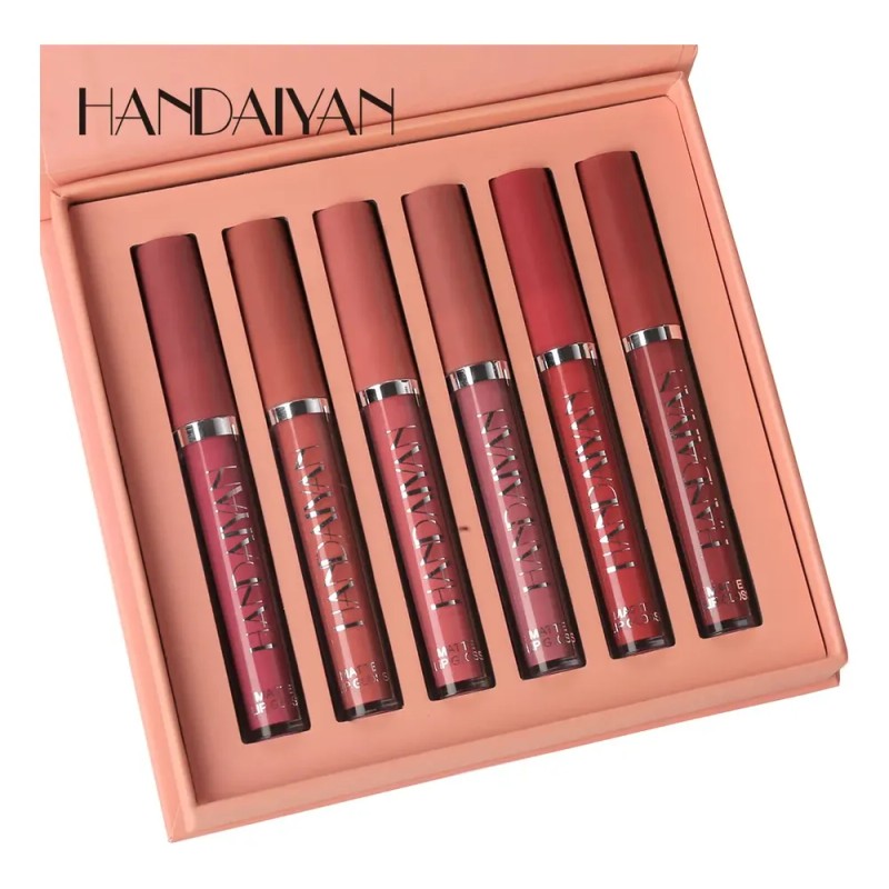 Set 6 Labiales Líquidos Lipstick Set