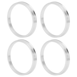 INFINAUTO Car Wheel Hub Centric Rings OD 78.1mm to ID 70.6mm Wheels Center Shaft Shock Absorbing Hubrings Aluminium Alloy Silver Tone Durable
