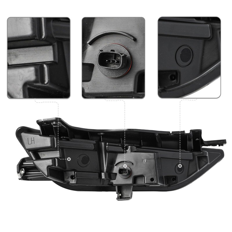 SOCKIR Upper Headlights Assembly Fit for 2019 2020 2021 2022