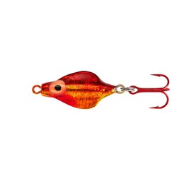 Lindy Rattl'n Flyer Spoon-Techni-Glo Gold Shiner-1/16 oz. Fishing Lure