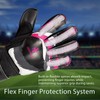 Professional Soccer Goalkeeper Goalie Gloves - Super Superior Grip, Finger