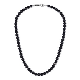 GAVU Men's Crystal Necklaces, Onyx