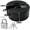 Outdoor Faucet Lock, Anti-Theft Faucet Lock (with Padlock), Suitable for