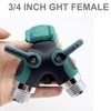 Hose Splitter 2 Way, Heavy Duty Metal Connector, Two Way