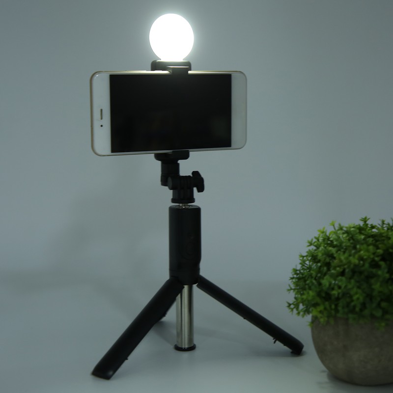 Selfie Stick Handheld MultiFunctional Foldable Live Tripod Portable Double Fill