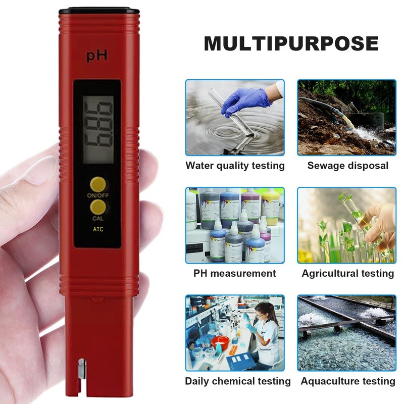 Digital pH Meter – High Precision pH Pen Tester 0.01