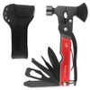PHOELUX 16-IN-1 Camping Multitool (Red) Axe Hammer Survival Gear with