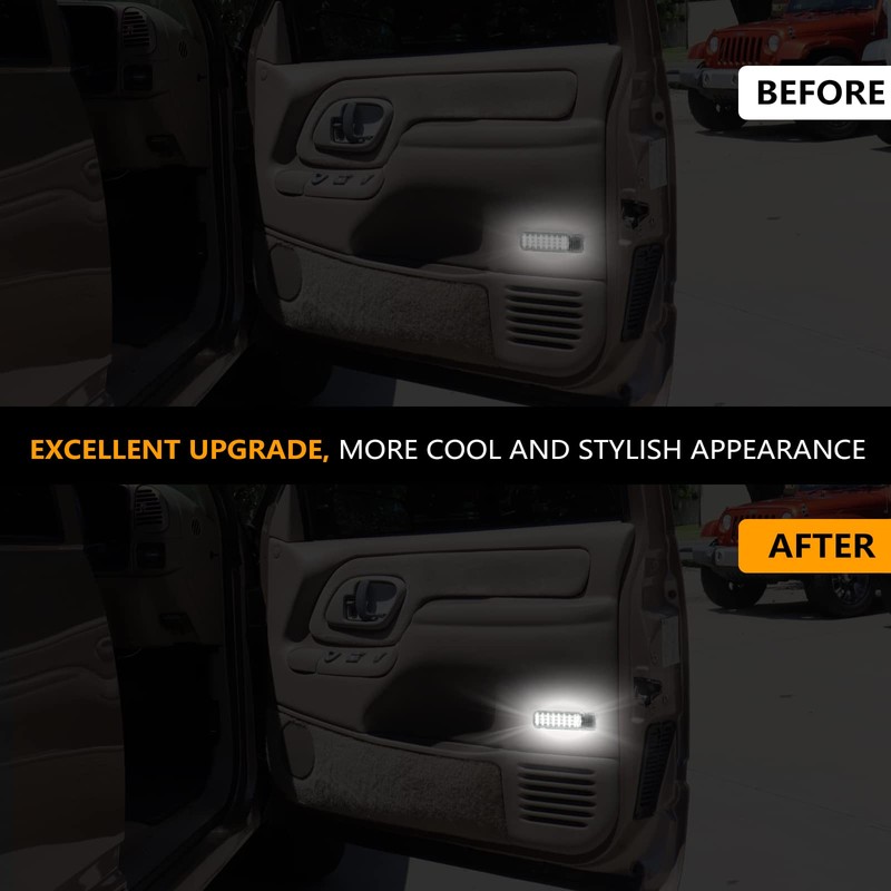 NEIFILES 4PCS LED Interior Door Panel Lights Compatible with 1995-1999