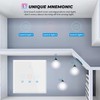Acmerota WiFi Smart Touch Switch Light Switch 2 Gang White,