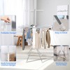FAHKNS Four-Legged Clothes Drying Rack,Foldable Portable Laundry Drying Rack with