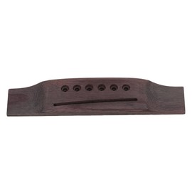Yibuy 6 String Guitar Bridge Rosewood Acoustic Guitar Bridge 155x36.5mm