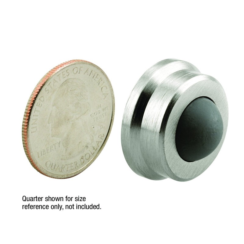 Prime-Line J 4647 1 In., Cast Brass, Brushed Chrome, Wall