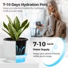 T4U 4 Inch Plant Pots Self Watering, 6 Pack African