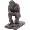 Lead Your Flock Praying Pastor 5 inch Gray Resin Stone
