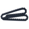 URBEST Black Plastic Flexible Nested Semi Closed Drag Chain Cable