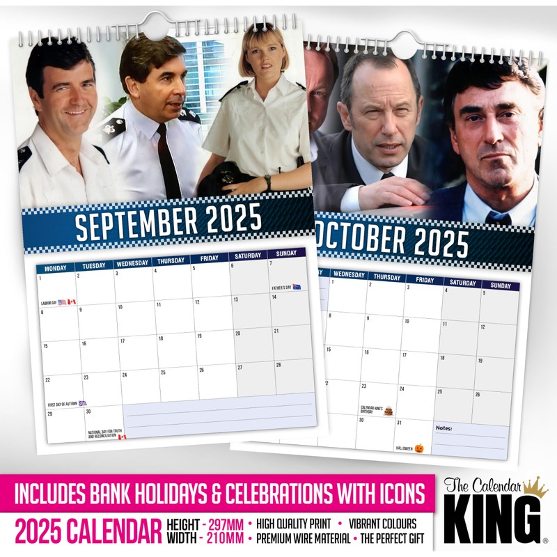 The Calendar King // The Bill - A4 Size 2025