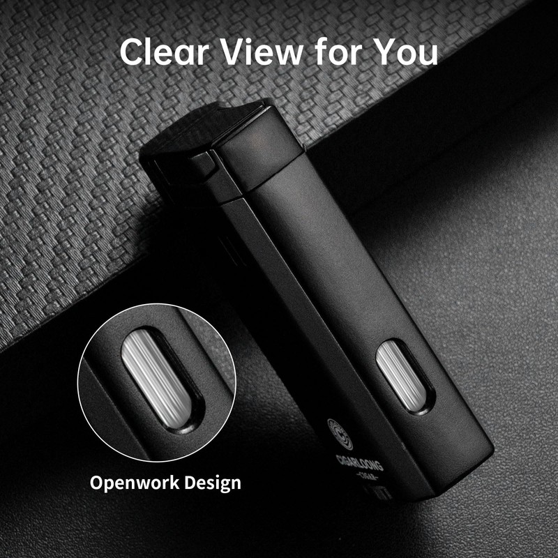 CIGARLOONG Cigar Torch Lighter,All in One Cigar Lighter Built-in Cigar