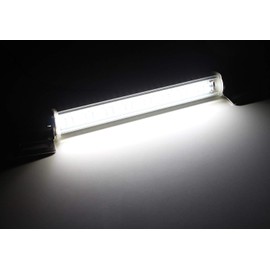 iJDMTOY (2) Universal Fit Angle-Adjustable Xenon White 24-SMD-5730 LED License Plate Frame Mount Lamp Compatible With License Plate Illumination or Backup Reverse Light