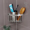 NUOBESTY Sponge Holder for Kitchen Sink, Corner Sink Caddy with