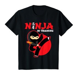 Ninja In Training Cool for Martial Arts Warrior Kids T-Shirt