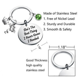 Princess Frog Keychain Princess Frog Gifts Cartoon Fairy Tale Gift She's The Best Thing I Never Knew i Needed Frogs Key Ring