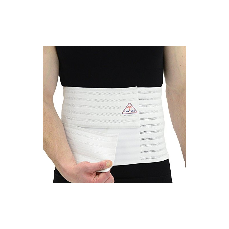 ITA-MED Men's Breathable Elastic Abdominal Binder for Post-Surgery Recovery &