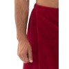 TowelSelections Men's Wrap Adjustable Cotton Fleece Shower Bath Gym Cover