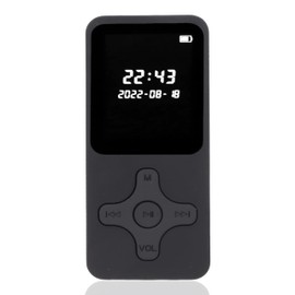 Estink Reproductor MP3 MP4 Bluetooth 5.0, Reproductor de Música HiFi Portátil, Pantalla LCD Digital de 1,77 Pulgadas, Compatible con hasta 128 GB, Video/grabación de Voz/Radio FM/Lector
