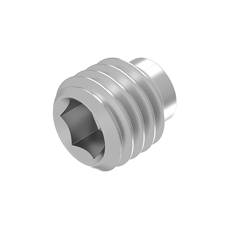 SECCARO 20 x M4 x 4mm Hexagon Socket Set Screw