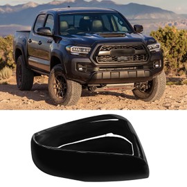Moonlinks Compatible with 2016-2023 Toyota Tacoma Limited/SR5/TRD Off-Road/TRD Sport/TRD Pro Side Mirror Cover Replacement, Black Right Passenger Side Mirror Cap WITH Turn Signal Replaces for 87915-04