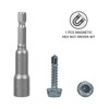 Pack of 100 DIN 7504 K Galvanised Steel 4.2 x