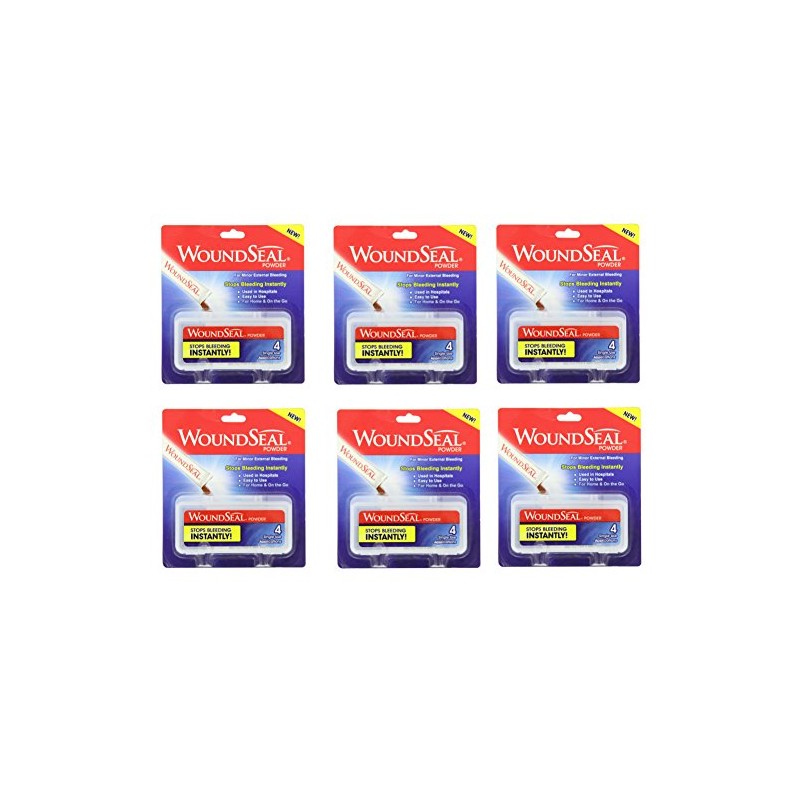 WoundSeal en polvo, 4 unidades (paquete de 6)
