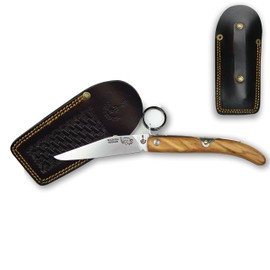 F. Herder Oryx Leather Sheath/Leather Cover - Premium Cowhide Leather with Belt Loop