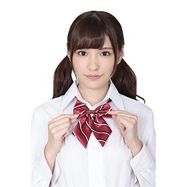 A&Tcollection Kyun Cute School Ribbon (Red Stripe)