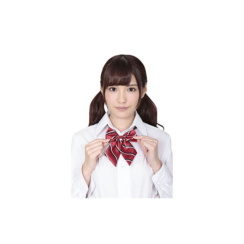 A&Tcollection Kyun Cute School Ribbon (Red Stripe)