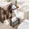 CHOEZON Toilet Paper Holder Stand, Freestanding Toilet Paper Holder with