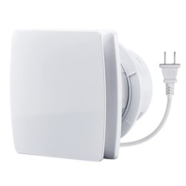 Allvent Bathroom Exhaust Fan 141 CFM 6 Inch Home Ventilation Ceiling Window and Wall Mount Vent Fan with Anti-backflow Check Valve for Kitchen Bathroom Garage(110v/18W/White)