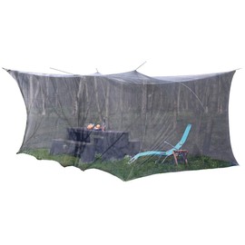 Infactory XXL Mosquito Net for Indoor and Outdoor Use, 220 Mesh, 300 x 500 x 250 cm, black