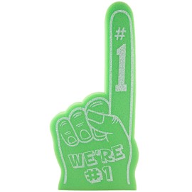 Giant Foam Finger 18 Inch- We're Number 1 Foam Hand for All Occasions - Cheerleading for Sports - Exciting Vibrant Colors use as Celebration Pom Poms- Great for Sports Events Games School Business