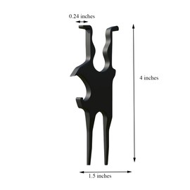 Chasefun 3-in-1 Golf Multi-Tool Metal- Heavy Duty Magnetic Golf Cart Holder Ball Marker & Bottle Opener | Premium Zinc-Aluminum Alloy