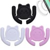 HOMEFOX Multi-Surface Holder Car Mount 3 Pack Compatible for Popsocket